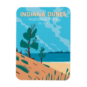Indiana Dunes National Park  Magneet