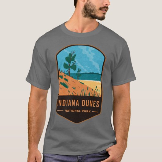 Indiana Dunes National Park Oversized 1 T-shirt (Voorkant)