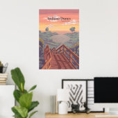 Indiana Dunes National Park Reisposter Poster (Thuiskantoor)