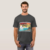 Indiana Dunes National Park Retro  80 T-shirt (Voorkant volledig)