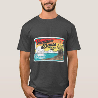 Indiana Dunes National Park Retro 80 T-shirt