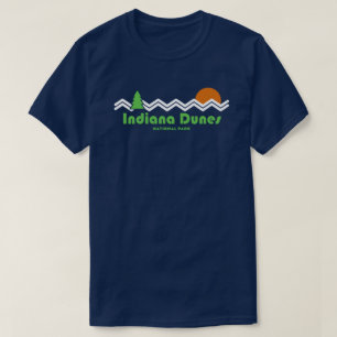 Indiana Dunes National Park Retro T-shirt