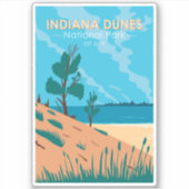 Indiana Dunes National Park  Sticker (Voorkant)