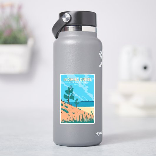 Indiana Dunes National Park  Sticker (HydroFlask)