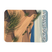 Indiana Dunes National Park Travel Magneet (Horizontaal)