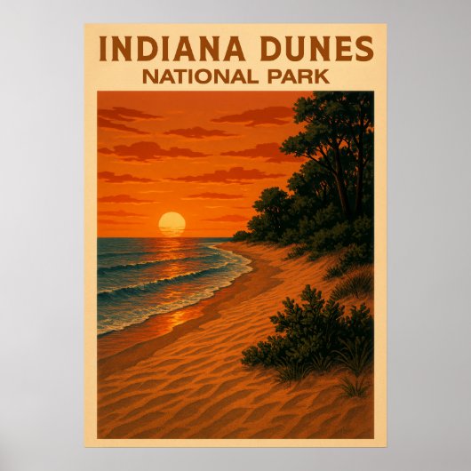 Indiana Dunes National Park V01 Poster (Voorkant)