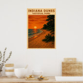 Indiana Dunes National Park V01 Poster (Keuken)