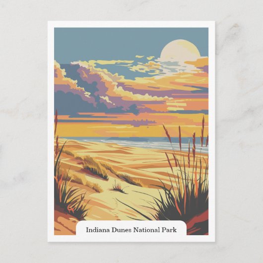 Indiana Dunes National Park Verenigde Staten Briefkaart (Voorkant)