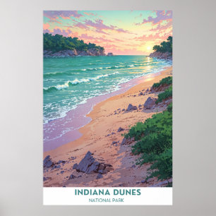 Indiana Dunes National Park, Verenigde Staten Poster