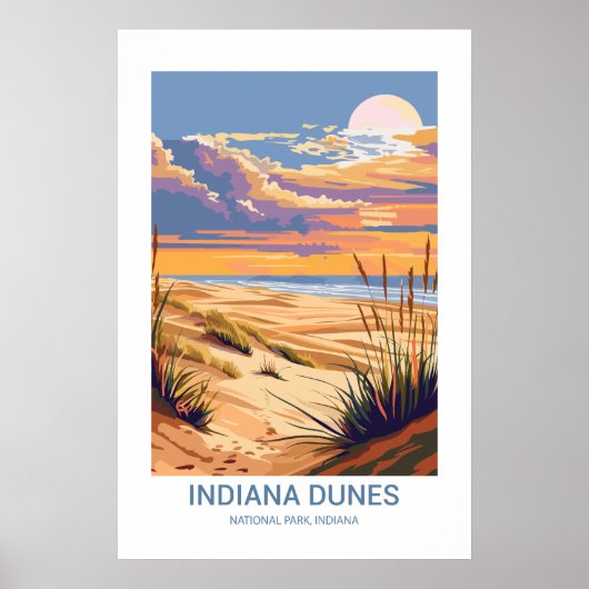 Indiana Dunes National Park, Verenigde Staten Poster (Voorkant)