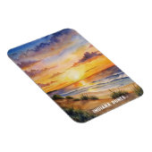 Indiana Dunes National Park Waterverf Schilderij Magneet (Rechterzijde)