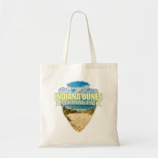 Indiana Dunes NP (pijlpunt) Tote Bag (Voorkant)
