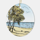 Indiana Dunes Ornament (Links)