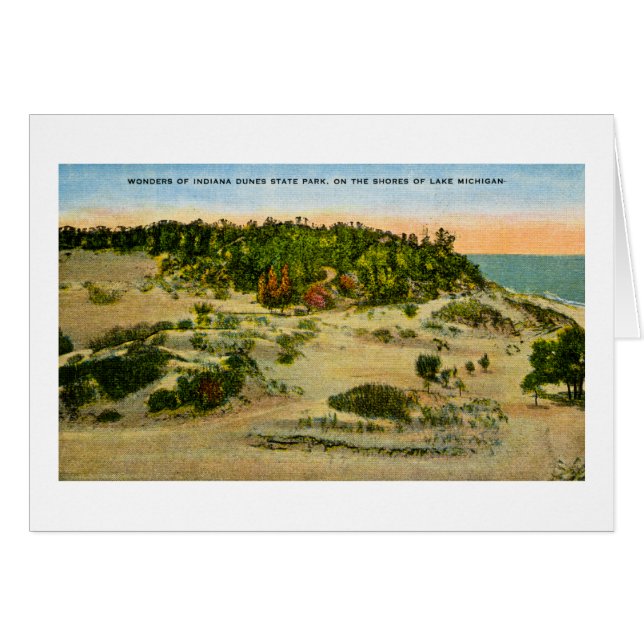 Indiana Dunes State Park Lake Michigan, Indiana (Voorkant Horizontaal)