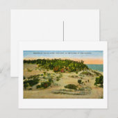 Indiana Dunes State Park Lake Michigan, Indiana Briefkaart (Voorkant / Achterkant)