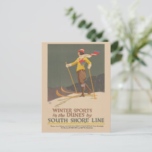  Indiana Dunes State Park Reizen Briefkaart (Staand voorkant)