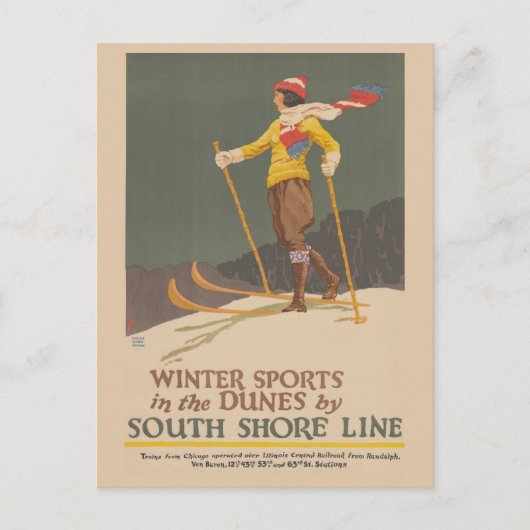  Indiana Dunes State Park Reizen Briefkaart (Voorkant)