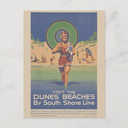  Indiana Dunes State Park Reizen Briefkaart (Voorkant)