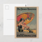  Indiana Dunes State Park Reizen Briefkaart (Voorkant / Achterkant)