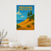 Indiana Dunes State Park V01 Poster (Keuken)