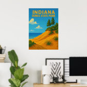 Indiana Dunes State Park V01 Poster (Thuiskantoor)