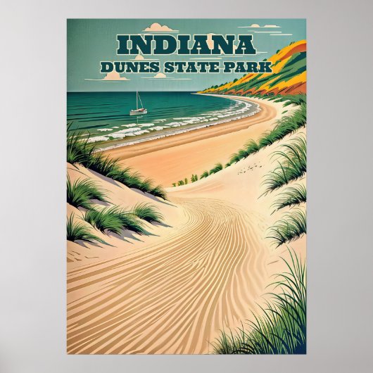 Indiana Dunes State Park V03 Poster (Voorkant)
