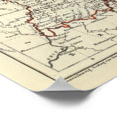 Indiana en Ohio Poster (Hoek)