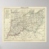 Indiana en Ohio Poster (Voorkant)