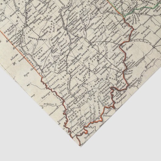 Indiana en Ohio Tissuepapier (Detail)