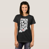 Indiana Euchre Pick Up IU2019m Going Alone Kaart T-shirt (Voorkant volledig)