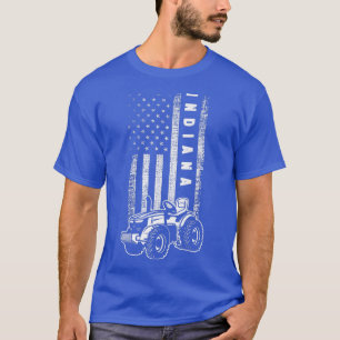 Indiana Farmer Pride Patriotic Indiana Farmer T-shirt