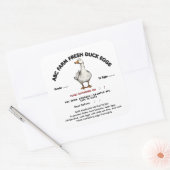 Indiana fda eend eier label (Envelop)