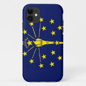 Indiana Flag Case-Mate iPhone Case (Achterkant)