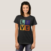 Indiana Flag Love Indiana T-shirt (Voorkant volledig)