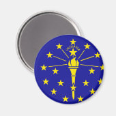 Indiana Flag Magneet (Voorkant / Achterkant)