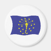 Indiana Flag Magnet (Voorkant)
