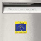 Indiana Flag Magnet (Insitu (Vaatwasser))