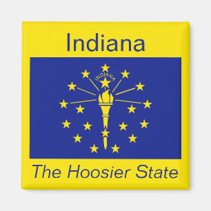 Indiana Flag Magnet