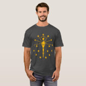 Indiana Flag of State 1 T-shirt (Voorkant volledig)
