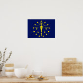 Indiana Flag Poster (Keuken)