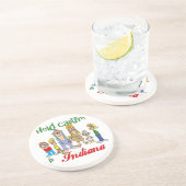 Indiana Funny Trailer Park Sandstone Onderzetter (Zijkant)