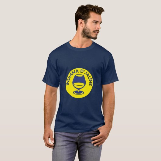 indiana, geel apero humour alcohol jones 51 2303_o t-shirt (Voorkant volledig)