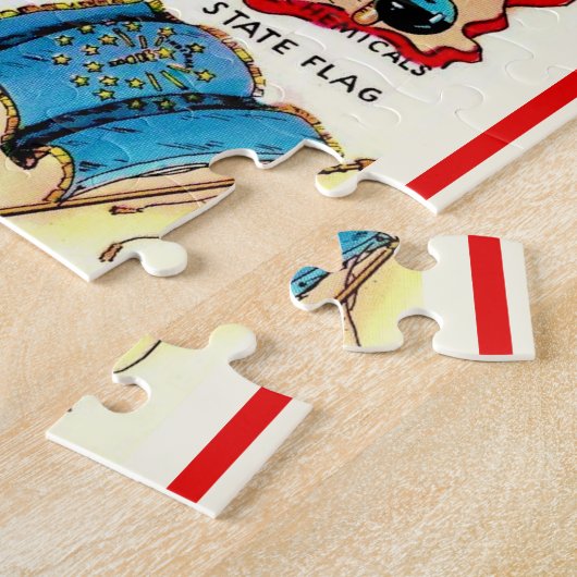  Indiana Geïllustreerd Legpuzzel (Zijkant)