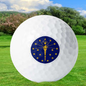 Indiana Golf Balls, staatsvlag/patriotten Golfballen