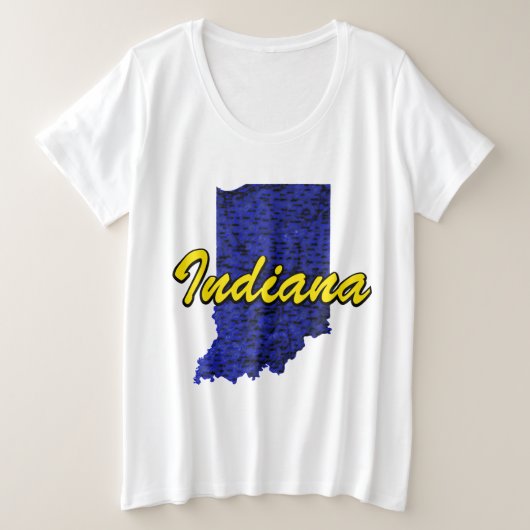 Indiana Grote Maat T-shirt (Design voorkant)