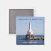 Indiana Harbor East Breakwater Light magnet (Voorkant / Achterkant)