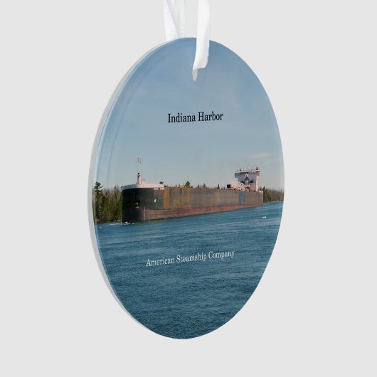 Indiana Harbour acrylsierplant Ornament (voorkant)