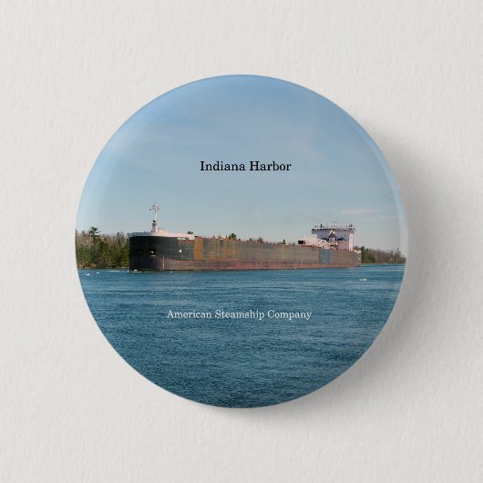Indiana Harbour-toets Ronde Button 5,7 Cm (Voorkant)