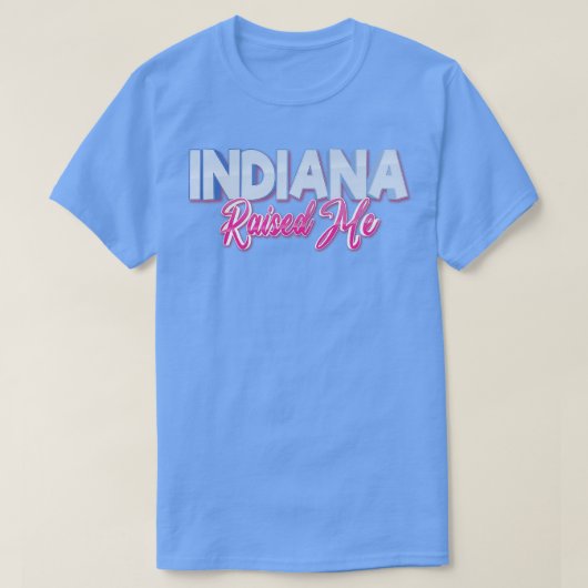 Indiana heeft me opgevoed t-shirt (Design voorkant)