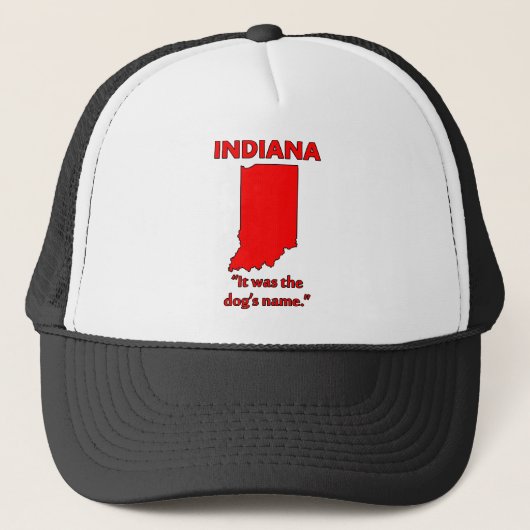 Indiana - Het was de naam van de hond Trucker Pet (Voorkant)